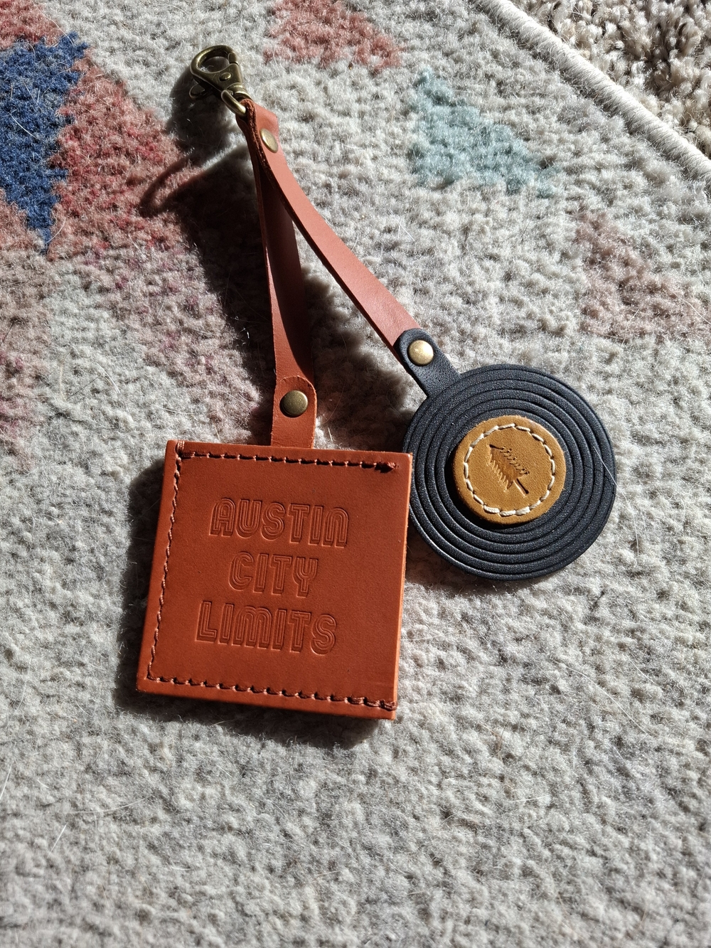 ACL Portland Leather Clowfish Orange Vinyl Bag Flair